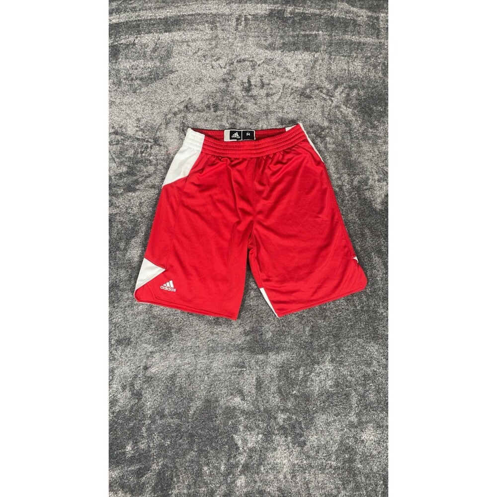 Adidas Original Men's M Basketball Crazy Explosive Game Shorts Red  White